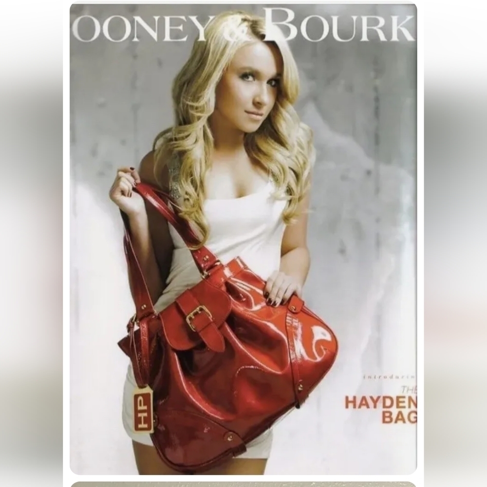 Dooney & Bourke - RARE!!! VINTAGE! RED Hayden Panettiere It Girl Bag!
